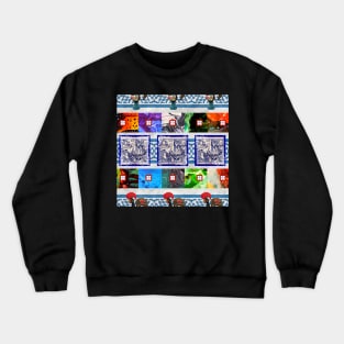 Portuguese folk art Crewneck Sweatshirt